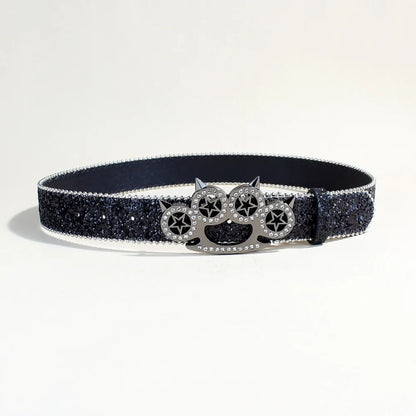 Toxicpop Knuckleduster glitter belt