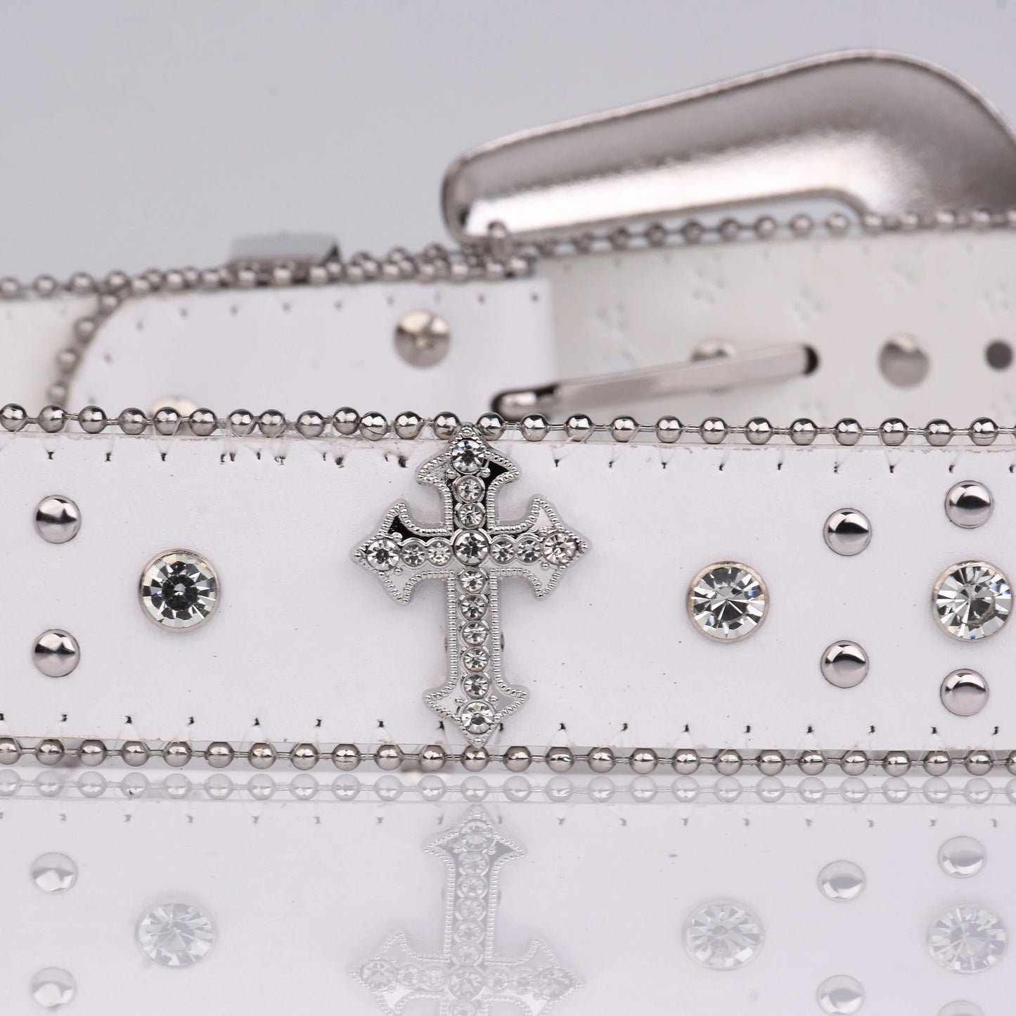 toxicpop rhinestone cross belt