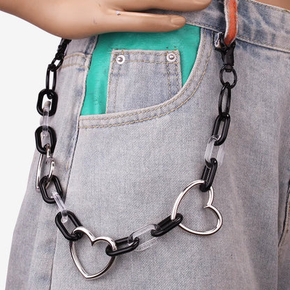 Toxicpop scene style jean chain