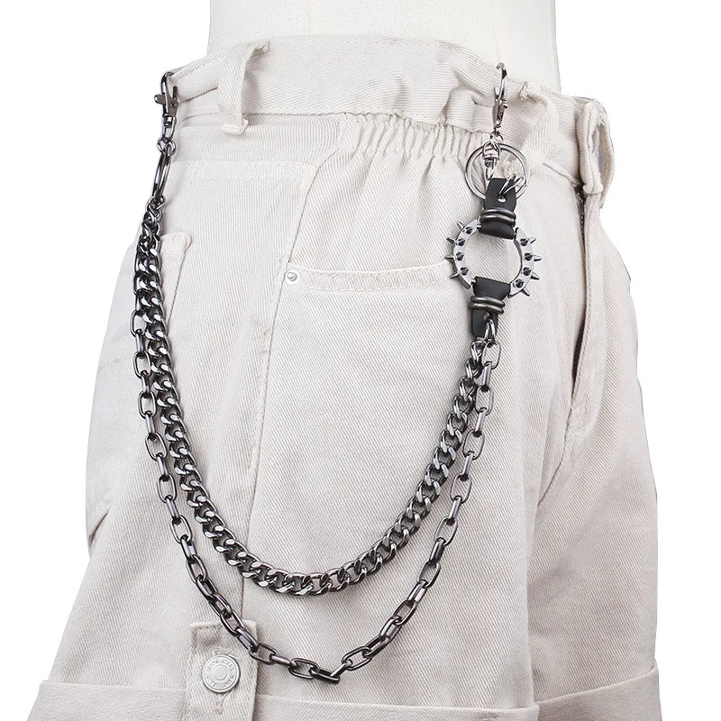 Toxicpop spider jean chain