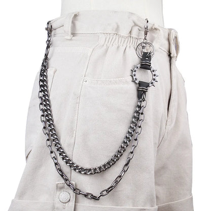 Toxicpop spider jean chain