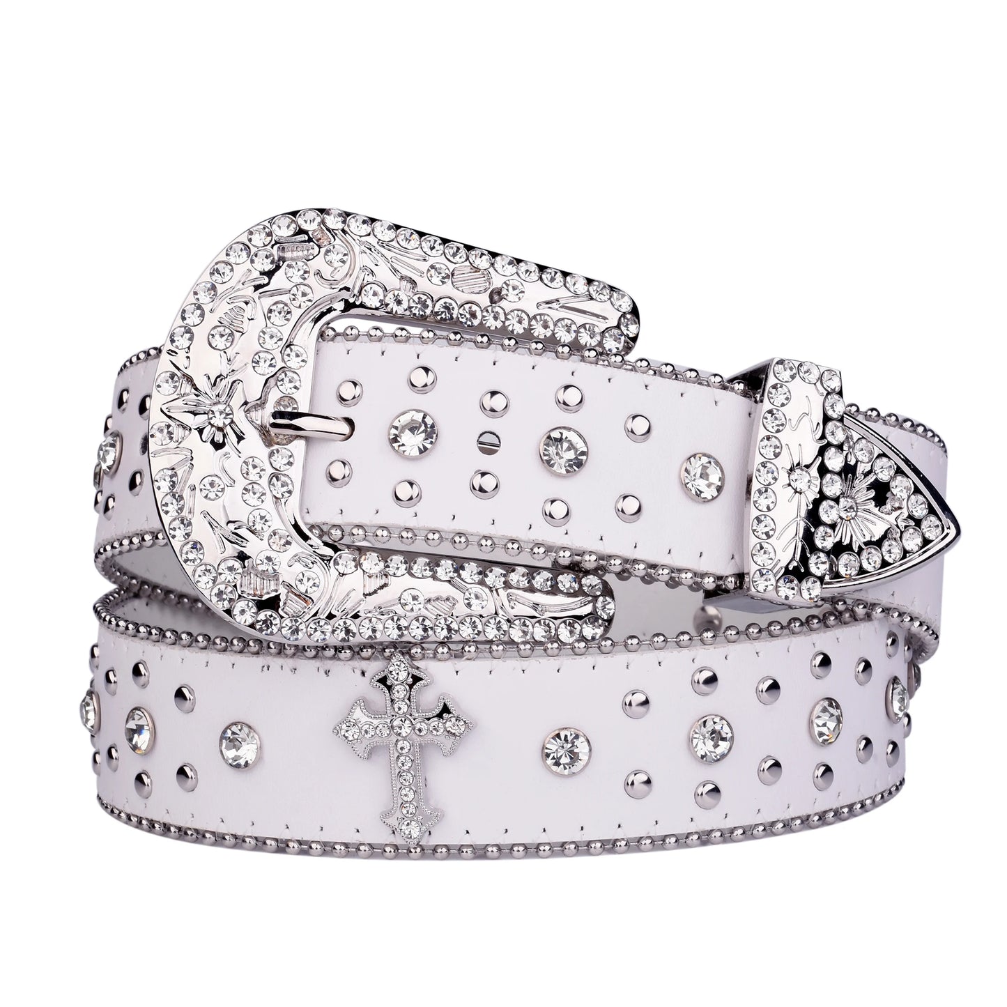 toxicpop rhinestone cross belt