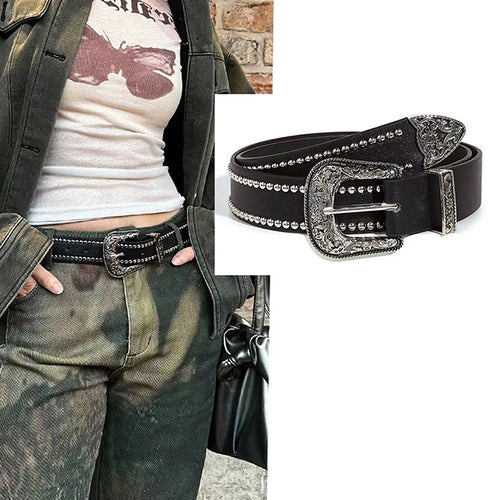 Toxicpop western studded belt