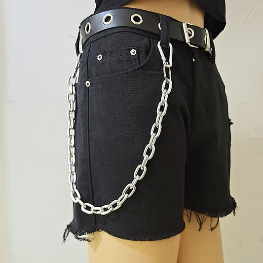 Toxicpop linked jeans chain