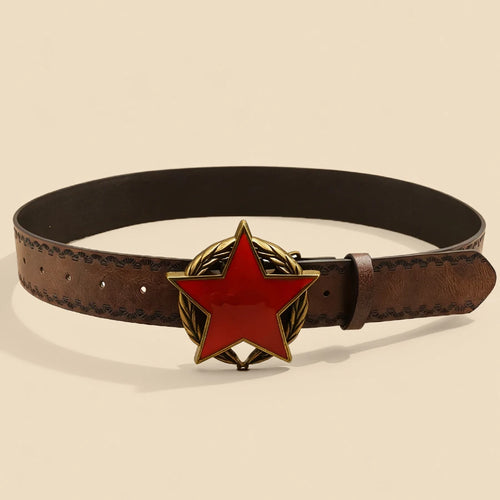 Toxicpop Red star vintage belt