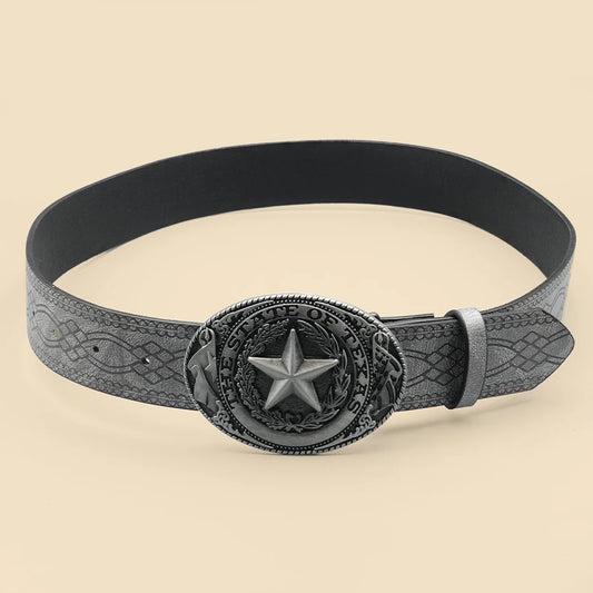 Toxicpop grey on grey sheriff belt