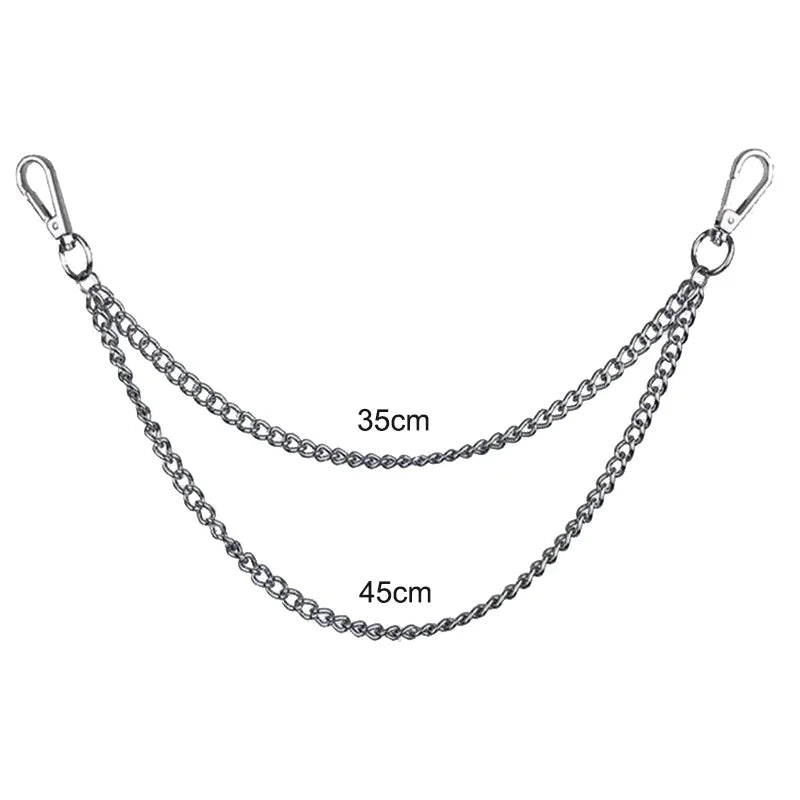 Toxicpop Double row jeans chain
