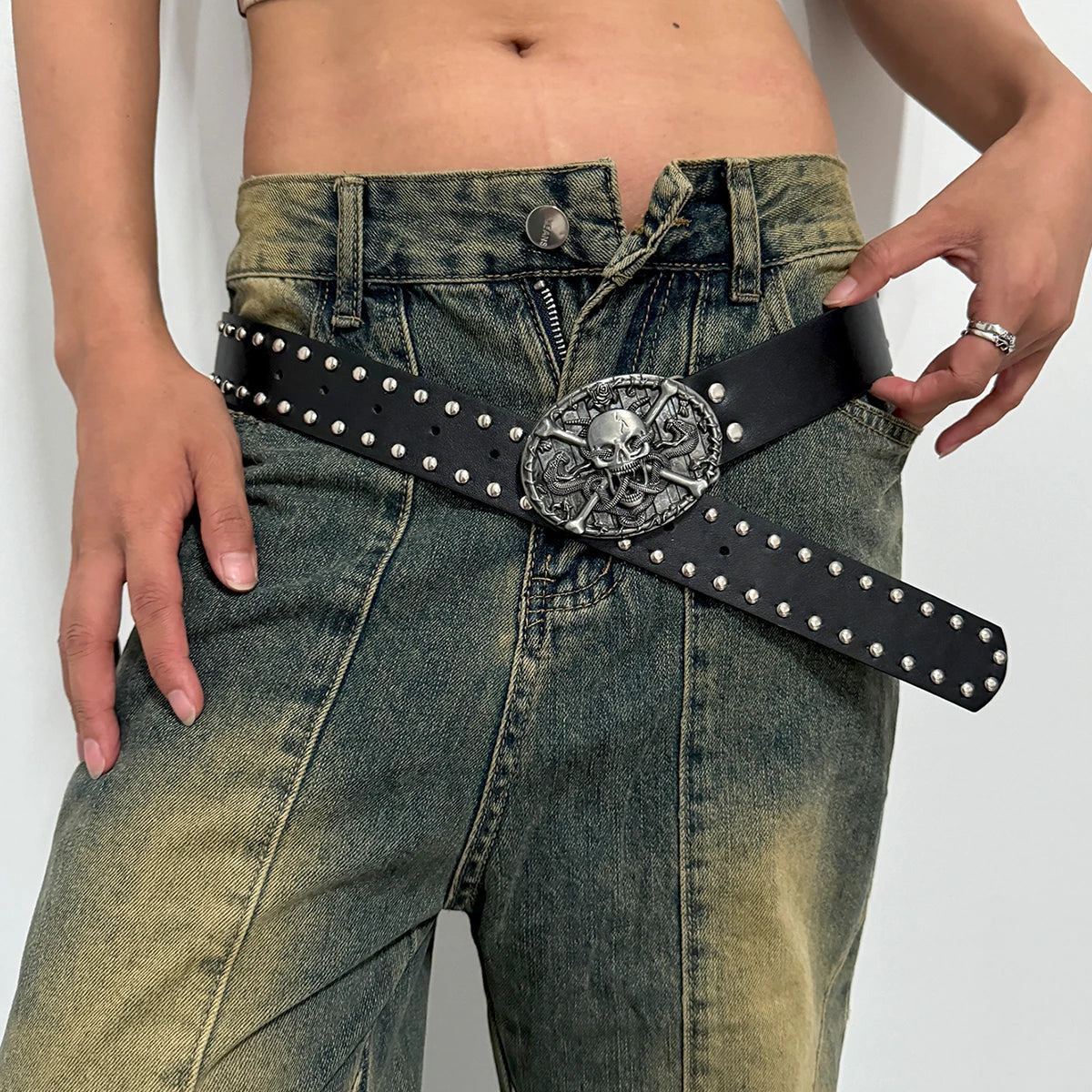 Toxicpop Skull and bones Belt