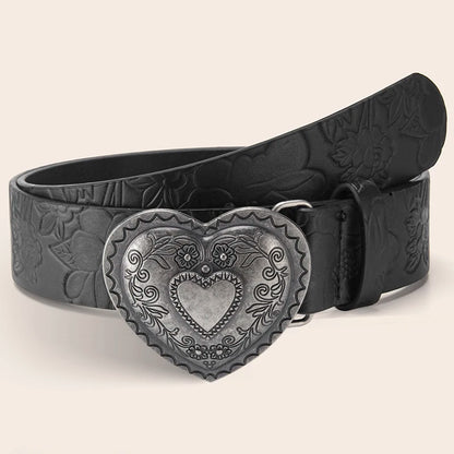 ToxicPop Heart Shaped western style belt