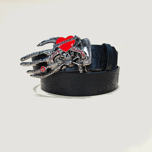 Toxicpop crimson hand belt