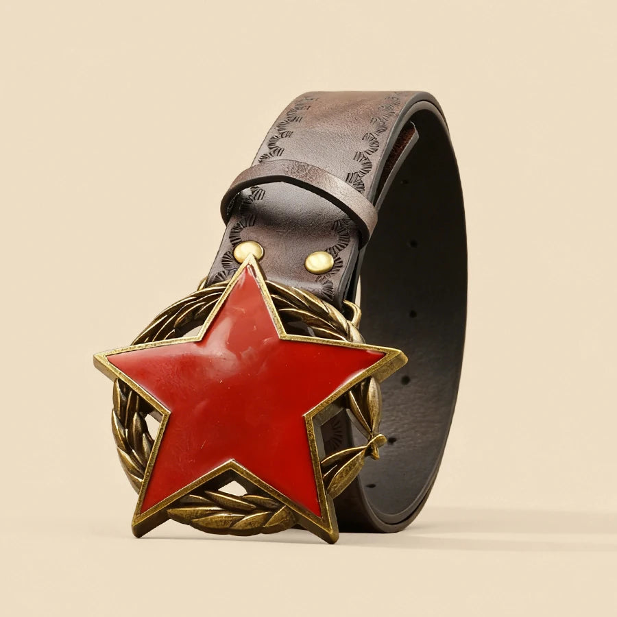 Toxicpop Red star vintage belt