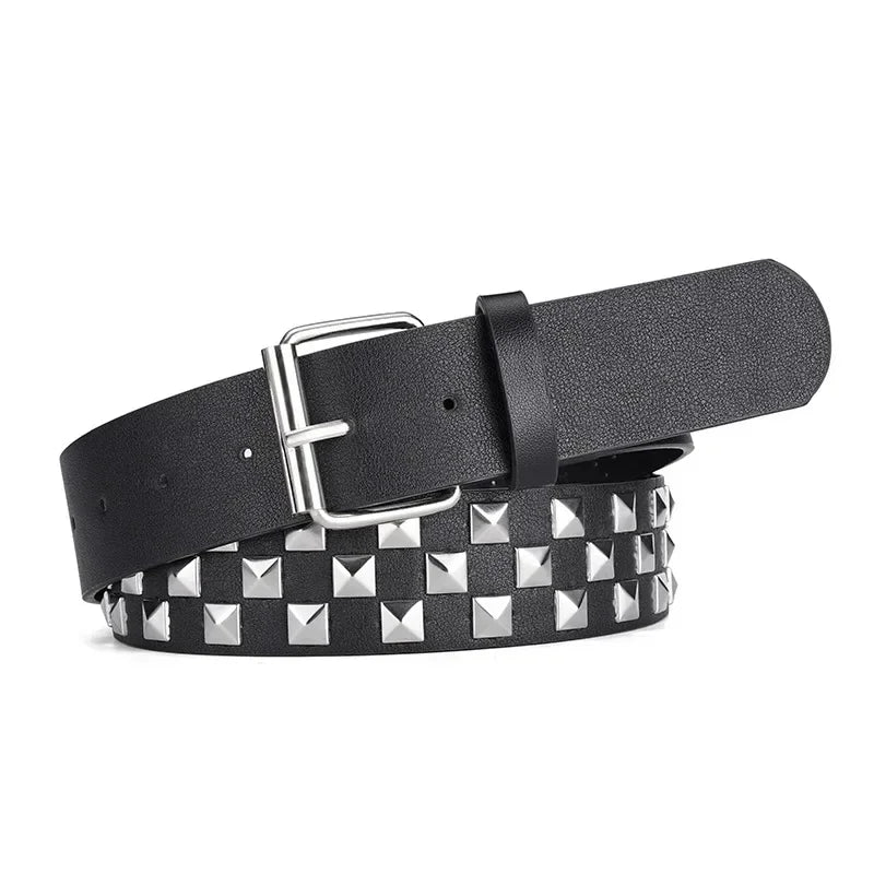 Toxicpop Blue studded belt