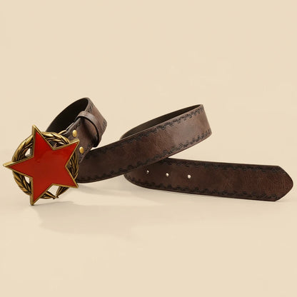 Toxicpop Red star vintage belt