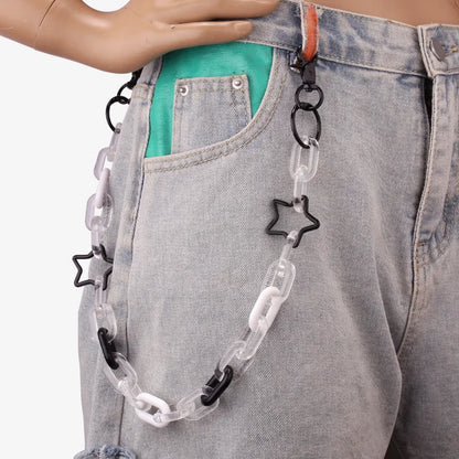 Toxicpop scene style jean chain