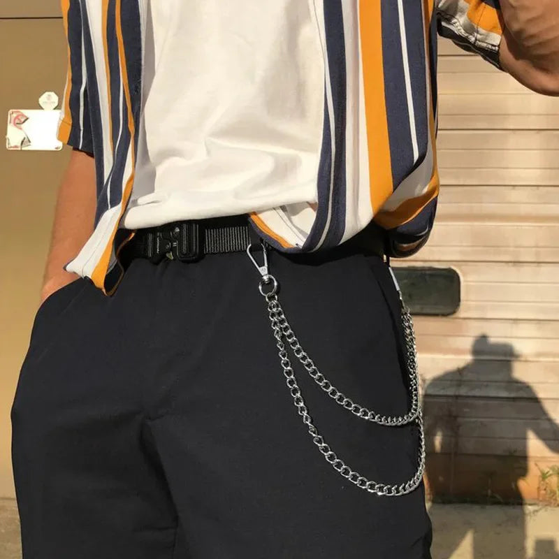 Toxicpop Double row jeans chain