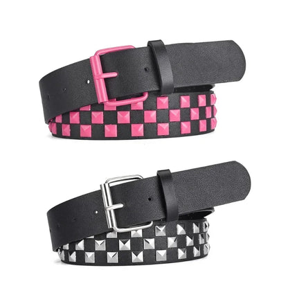 Toxicpop Blue studded belt