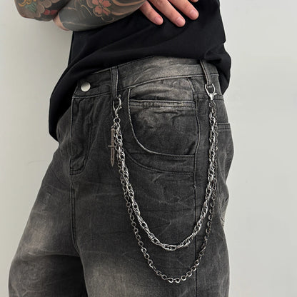 Toxicpop Dagger jean chain